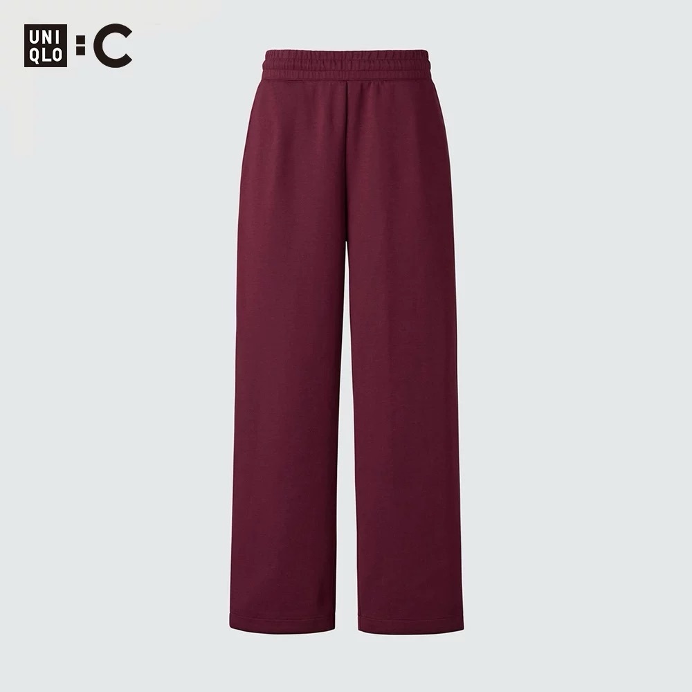 Uniqlo C collaboration Burgundy Wide-Leg sweatpants S